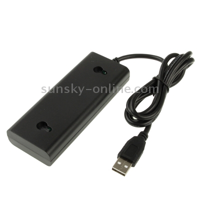 HUB USB 2.0 de alta velocidad de 13 puertos con interruptor (negro) - 3