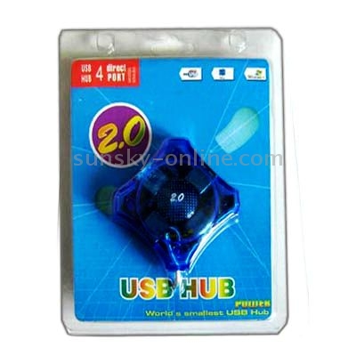 HUB USB 2.0 de 4 puertos (azul oscuro) - 4