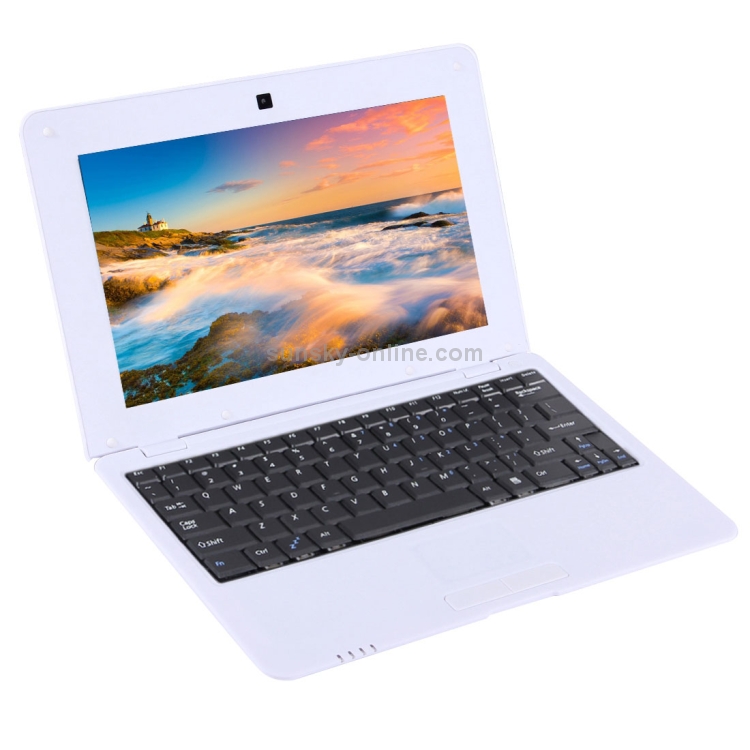 Netbook PC, 10.1 inch, 1GB+8GB, Android 6.0 Allwinner A33 Quad Core 1.5GHz, WiFi, USB, SD, RJ45(White) - 3