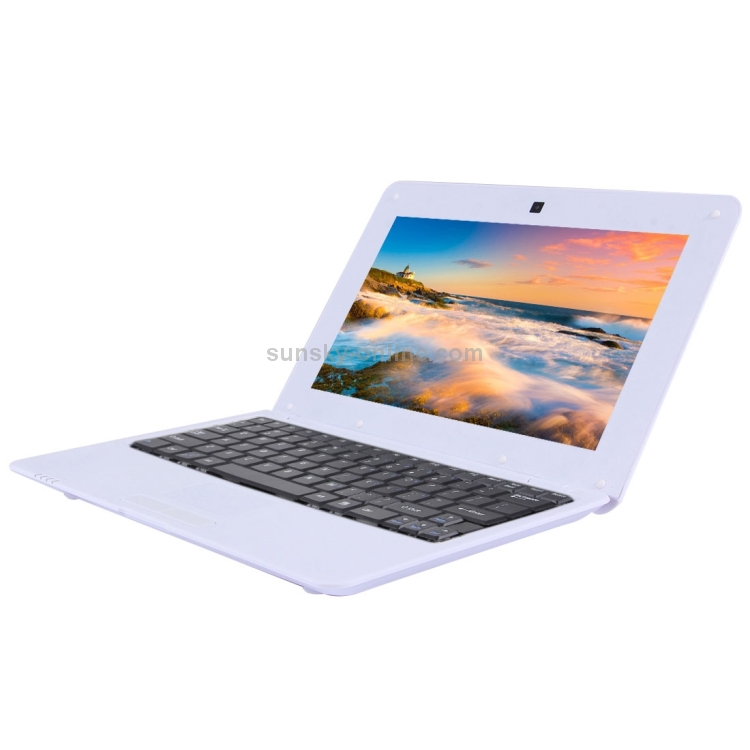 Netbook PC, 10.1 inch, 1GB+8GB, Android 6.0 Allwinner A33 Quad Core 1.5GHz, WiFi, USB, SD, RJ45(White) - 4