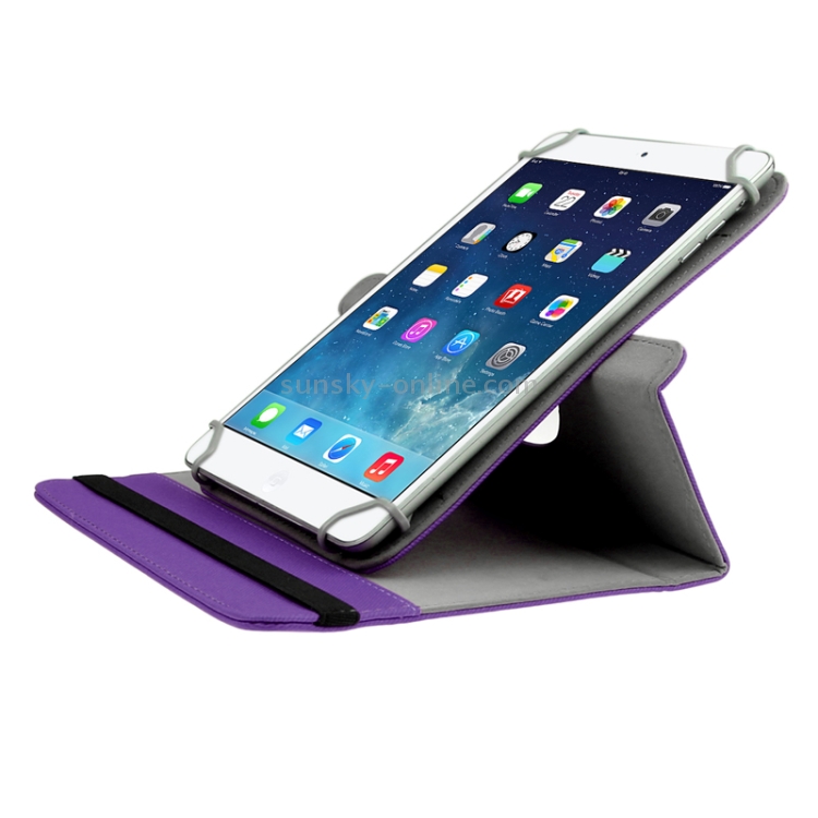 ENKAY Jean Texture 360 Degree Rotation Universal Tablet Leather Case