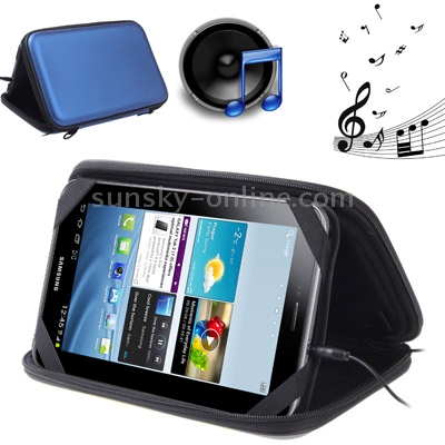 Melody Multi-function Portable Stereo Speaker / Shock-proof Bag, Suitable for Galaxy Table 7.0 / 7.7 inch / P6200 / P6800 / P3100 / P1000, and other 7.0 inch Tablet PC(Blue) Melody Multi-function Portable Stereo Speaker / Shock-proof Bag, Suitable for Galaxy Table 7.0 / 7.7 inch / P6200 / P6800 / P3100 / P1000, and other 7.0 inch Tablet PC(Blue)