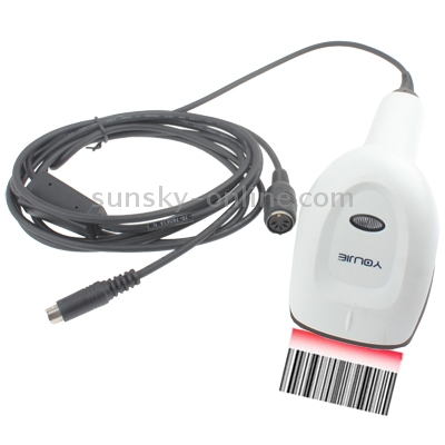 Escáner de código de barras láser USB Lector EAN UPC (YJ3300) - 1