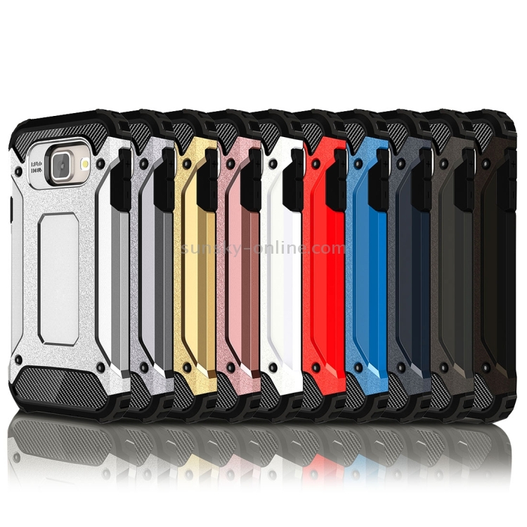 For Galaxy A3 (2016) / A310 Tough Armor TPU + PC Combination Case(Silver)