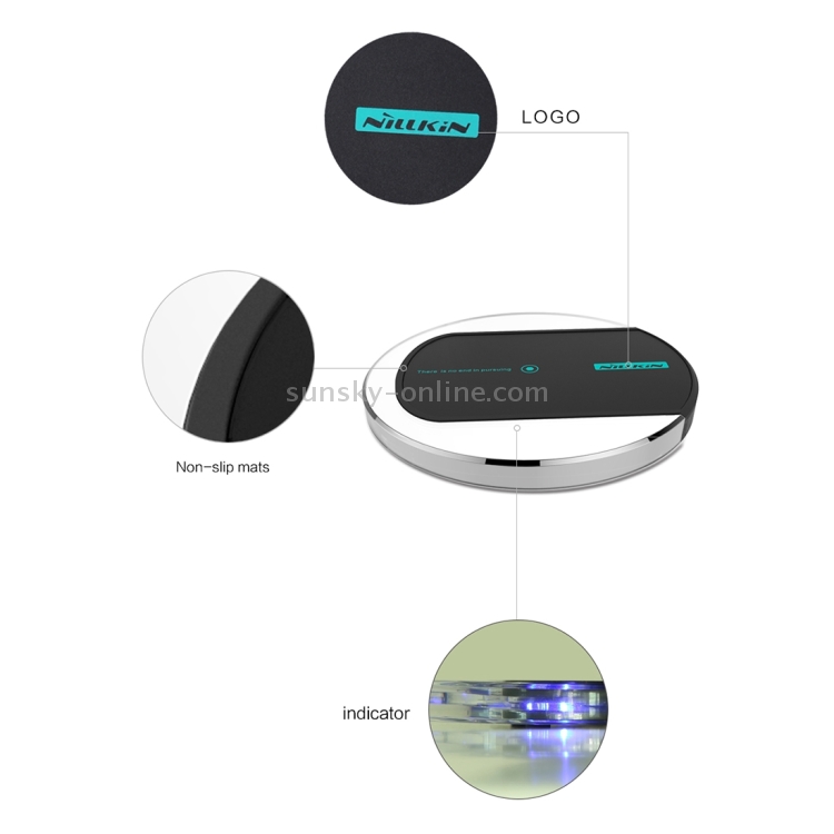 NILLKIN Magic Disk II QI Standard Smart Recognition 1A 5W Wireless Charger with Circular Blue Indicator NILLKIN Magic Disk II QI Standard Smart Recognition 1A 5W Wireless Charger with Circular Blue Indicator