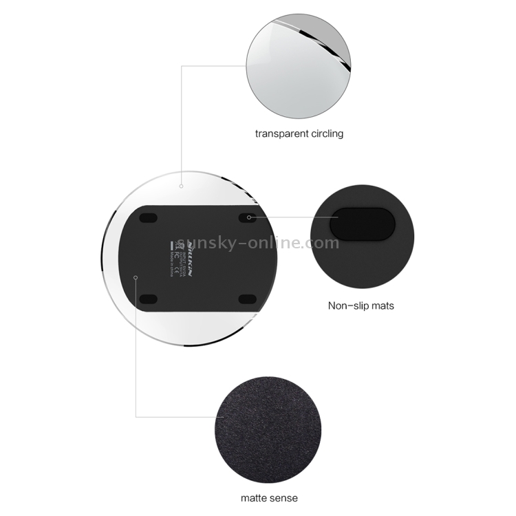 NILLKIN Magic Disk II QI Standard Smart Recognition 1A 5W Wireless Charger with Circular Blue Indicator NILLKIN Magic Disk II QI Standard Smart Recognition 1A 5W Wireless Charger with Circular Blue Indicator