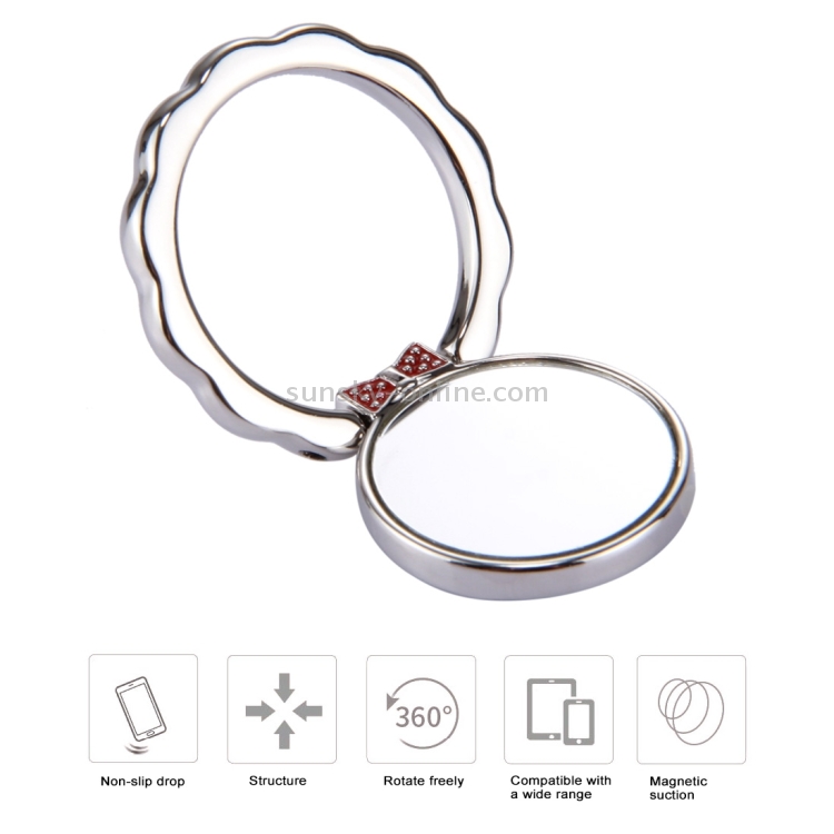 Bowknot Style Mirror Ring Phone Holder Bowknot Style Mirror Ring Phone Holder