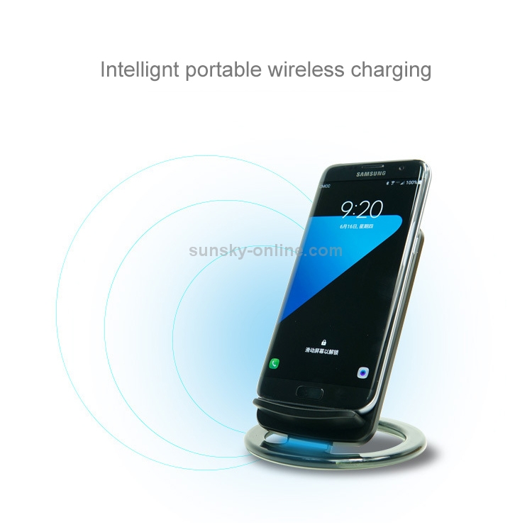 Q800 Output 5V 1.5A Qi Standard Vertical Fast Wireless Charger, Used in Support QI Sandard Phones