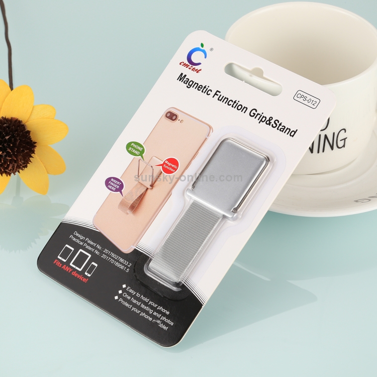 Universal Reusable Phone Holder Stand with Finger Lanyard & 3M Back Adhesive Universal Reusable Phone Holder Stand with Finger Lanyard & 3M Back Adhesive