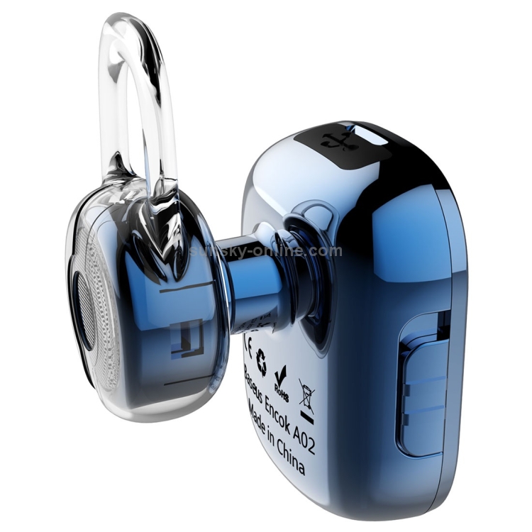 Baseus Encok A02 One-sided Touch Control Wireless Bluetooth In-Ear Plating Earphone, Support Answer / Hang Up Calls Baseus Encok A02 One-sided Touch Control Wireless Bluetooth In-Ear Plating Earphone, Support Answer / Hang Up Calls