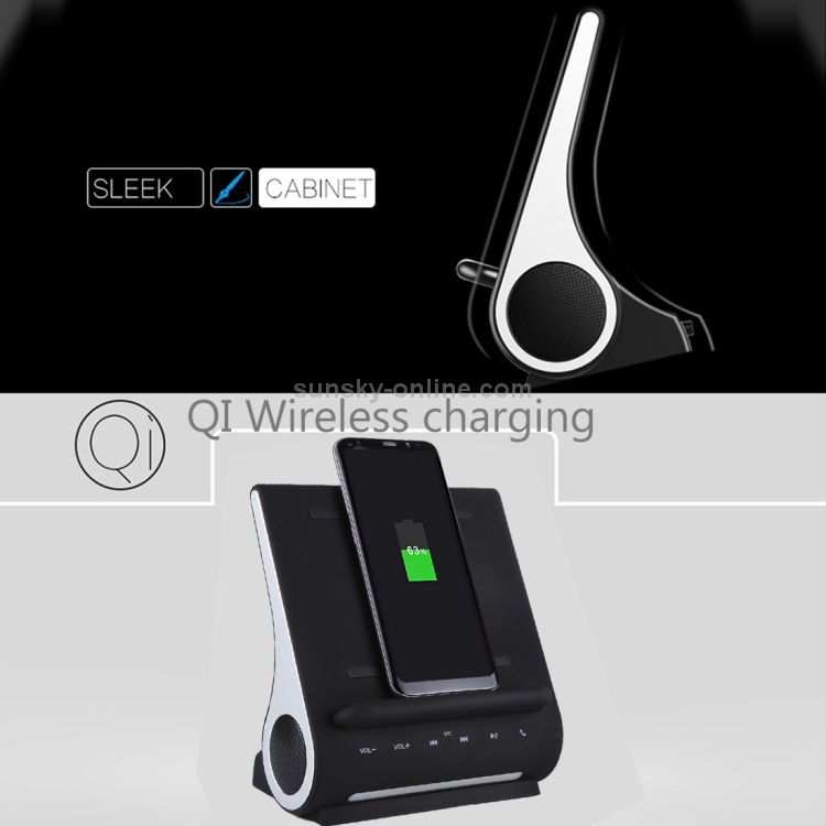 azpen D100 3 in 1 Docking Station + Bluetooth Speaker + QI Wireless Charger, CW6687E Processor, Support TF music Player(Black) azpen D100 3 in 1 Docking Station + Bluetooth Speaker + QI Wireless Charger, CW6687E Processor, Support TF music Player(Black)