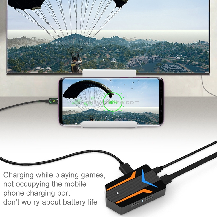 X10SE Micro USB + USB Interface 4K HD Mobile Game Expander Same Screen Device for PUBG X10SE Micro USB + USB Interface 4K HD Mobile Game Expander Same Screen Device for PUBG