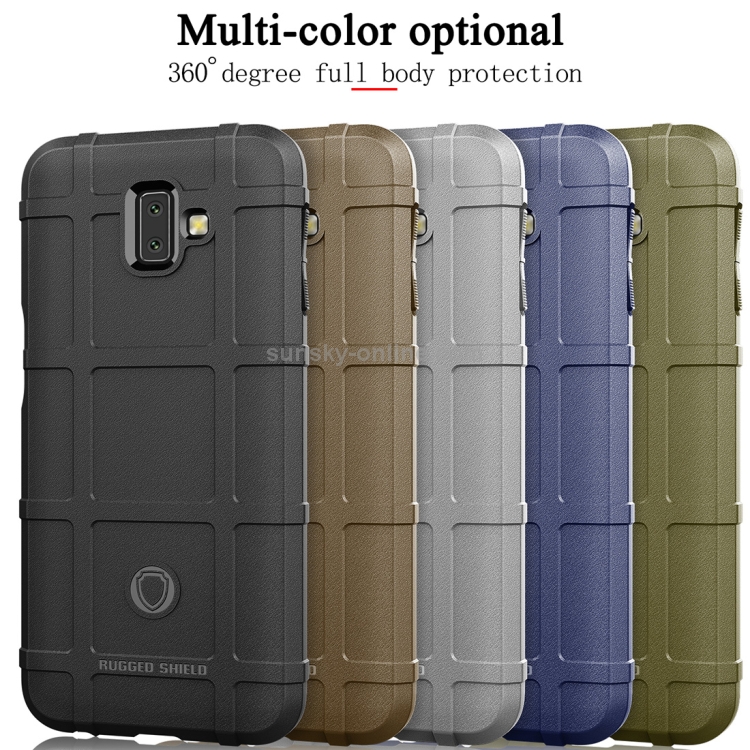 Full Coverage Shockproof TPU Case for Samsung Galaxy J6+(Green) Full Coverage Shockproof TPU Case for Samsung Galaxy J6+(Green)