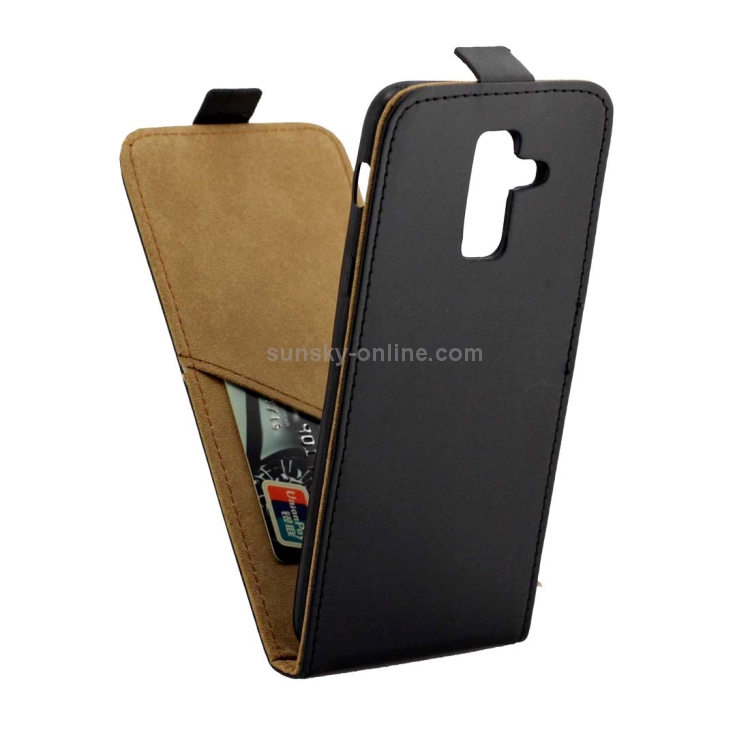 Business Style Vertical Flip TPU Leather Case for Samsung Galaxy A6 Plus (2018), with Card Slot(Black) Business Style Vertical Flip TPU Leather Case for Samsung Galaxy A6 Plus (2018), with Card Slot(Black)