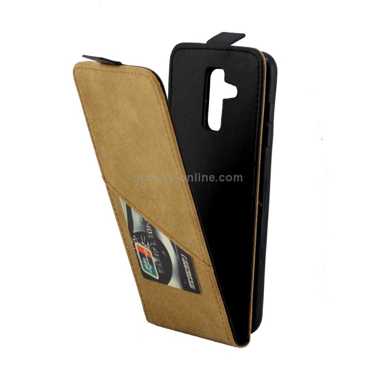 Business Style Vertical Flip TPU Leather Case for Samsung Galaxy A6 Plus (2018), with Card Slot(Black) Business Style Vertical Flip TPU Leather Case for Samsung Galaxy A6 Plus (2018), with Card Slot(Black)