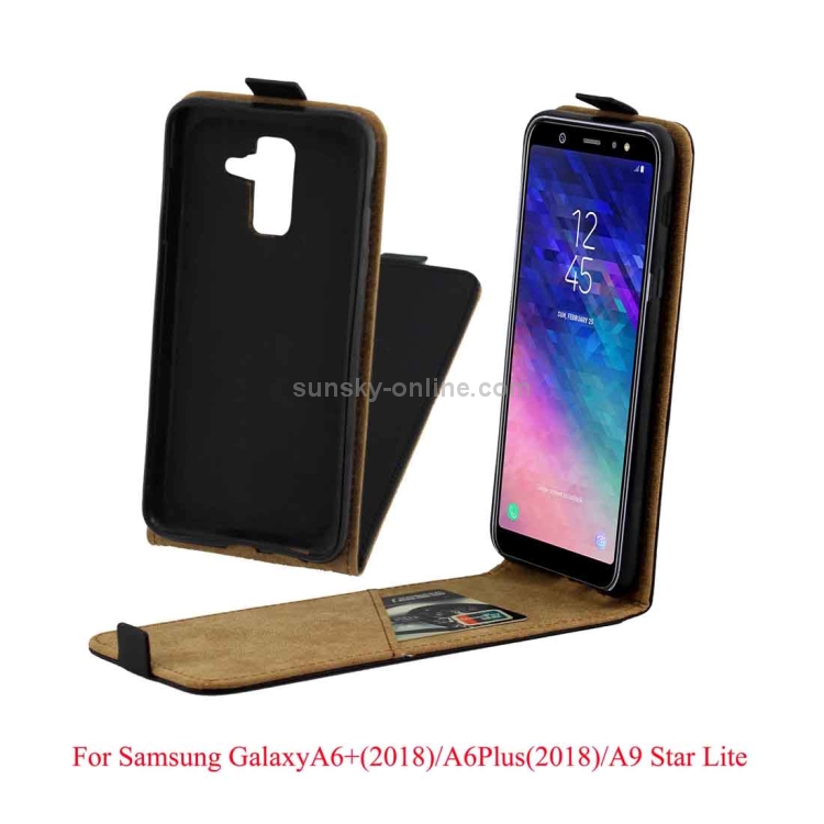 Business Style Vertical Flip TPU Leather Case for Samsung Galaxy A6 Plus (2018), with Card Slot(Black) Business Style Vertical Flip TPU Leather Case for Samsung Galaxy A6 Plus (2018), with Card Slot(Black)