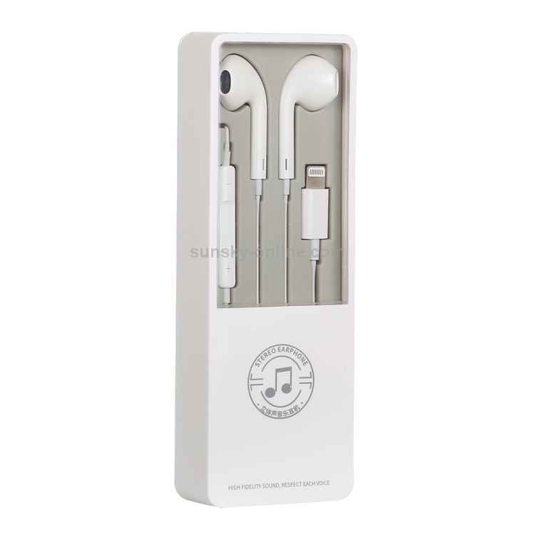 8 Pin Interface Stereo Music Earphone(White) 8 Pin Interface Stereo Music Earphone(White)