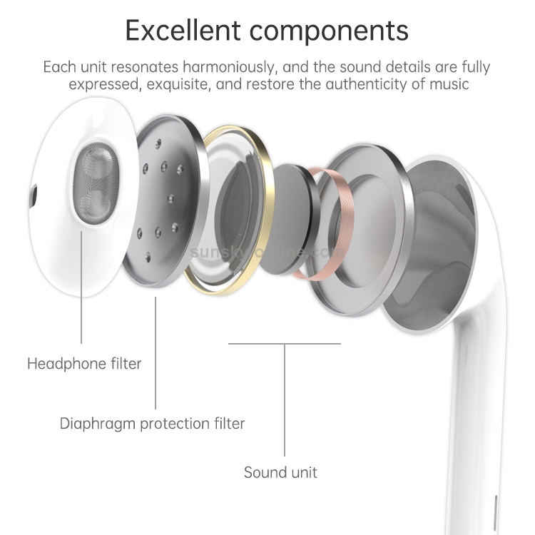 8 Pin Interface Stereo Music Earphone(White) 8 Pin Interface Stereo Music Earphone(White)