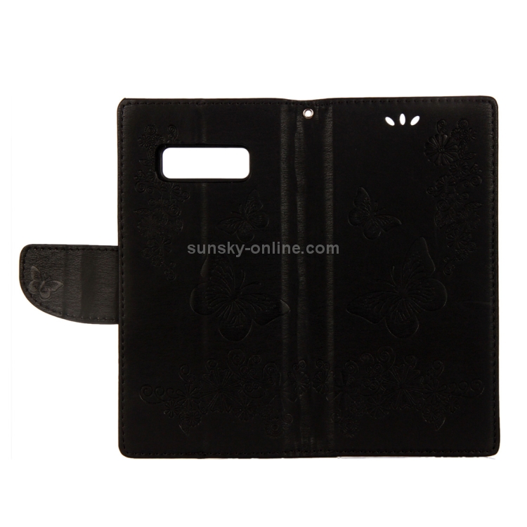For Galaxy Note 8 Pressed Flowers Butterfly Pattern Horizontal Flip Leather Case with Holder & Card Slots & Wallet & Lanyard (Black) For Galaxy Note 8 Pressed Flowers Butterfly Pattern Horizontal Flip Leather Case with Holder & Card Slots & Wallet & Lanyard (Black)