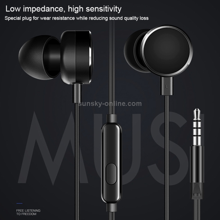 TOTUDESIGN EAUA-014 1.2m 3.5mm Plug Metal Wire Control In-Ear Earphone(White) TOTUDESIGN EAUA-014 1.2m 3.5mm Plug Metal Wire Control In-Ear Earphone(White)