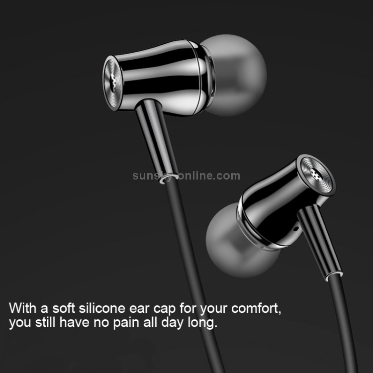 TOTUDESIGN EAUA-019 3.5mm Jack Wire Control Earphone, Support Call, Length: 1.2m(Black) TOTUDESIGN EAUA-019 3.5mm Jack Wire Control Earphone, Support Call, Length: 1.2m(Black)