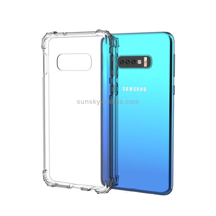 Transparent Shockproof TPU Case for Galaxy S10e(Transparent) Transparent Shockproof TPU Case for Galaxy S10e(Transparent)