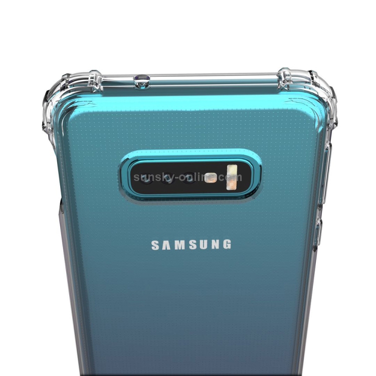 Transparent Shockproof TPU Case for Galaxy S10e(Transparent) Transparent Shockproof TPU Case for Galaxy S10e(Transparent)