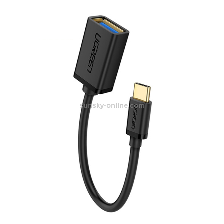 USB-C Male To USB 3.0 Female OTG Cable - For MacBook Pro/Air 13-16", Black, Portable