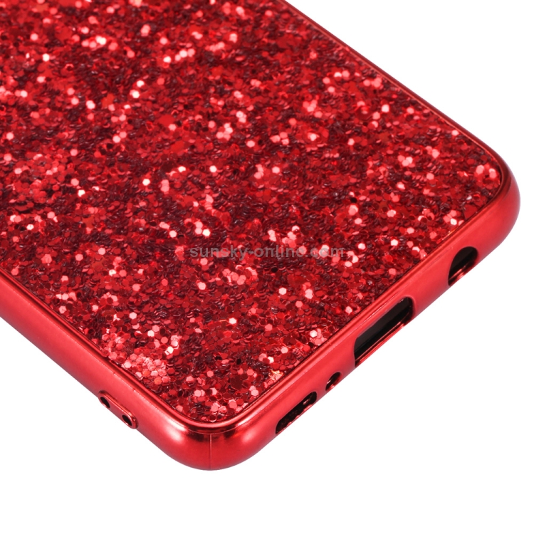 Glitter Powder Shockproof TPU Protective Case for Galaxy S10+ (Black) Glitter Powder Shockproof TPU Protective Case for Galaxy S10+ (Black)