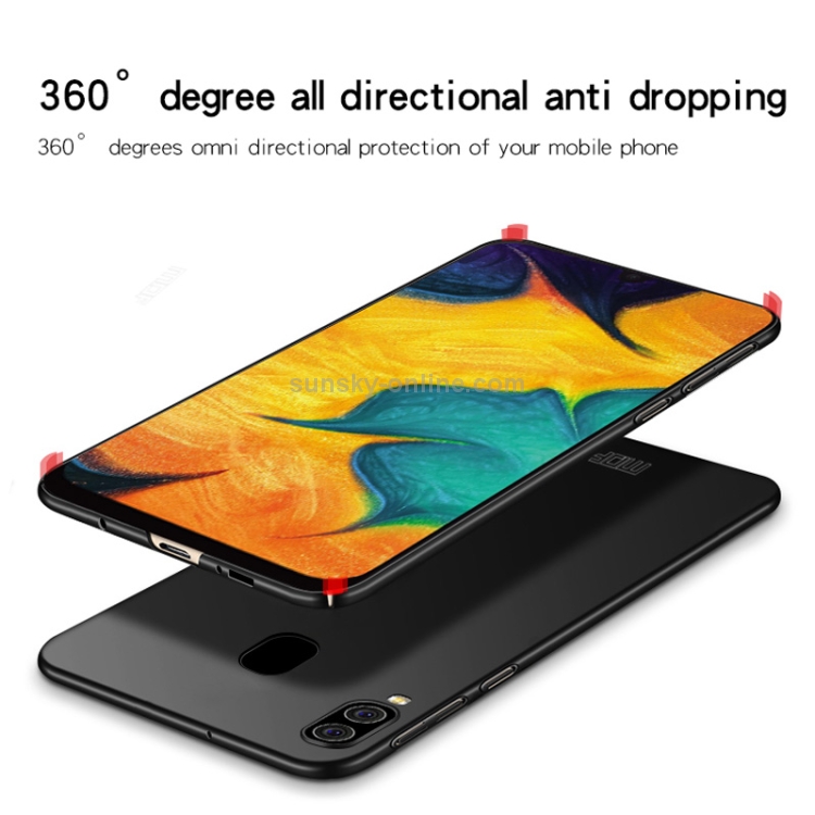 MOFI Frosted PC Ultra-thin Full Coverage Case for Galaxy A40 (Black) MOFI Frosted PC Ultra-thin Full Coverage Case for Galaxy A40 (Black)