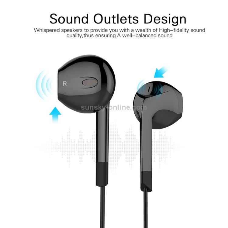 Langsdom V6 Flat Earphones(White) Langsdom V6 Flat Earphones(White)