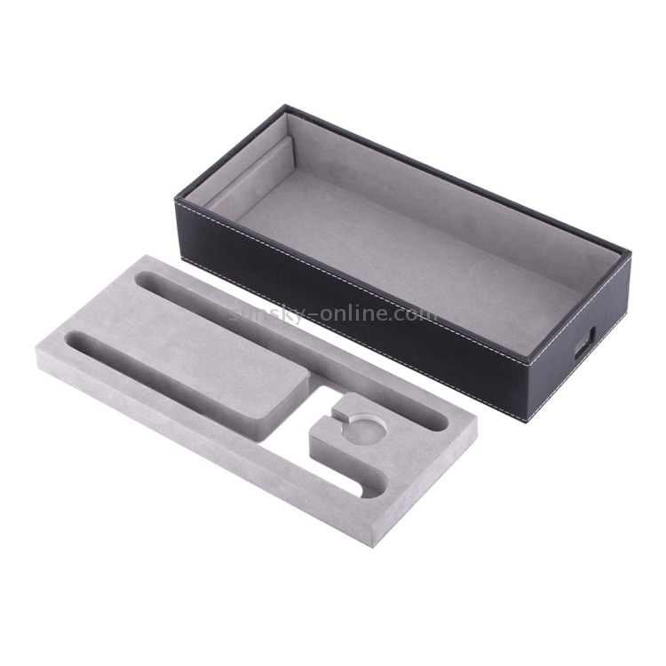 YM-UD07 4 in 1 Leather Casing Multi Device Charging Dock Docking Station Holder YM-UD07 4 in 1 Leather Casing Multi Device Charging Dock Docking Station Holder
