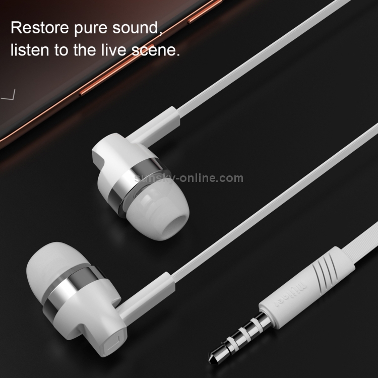 Langsdom MJ61 In-Ear Round Wire Headphones(White) Langsdom MJ61 In-Ear Round Wire Headphones(White)