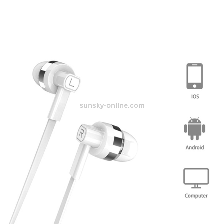 Langsdom MJ61 In-Ear Round Wire Headphones(White) Langsdom MJ61 In-Ear Round Wire Headphones(White)