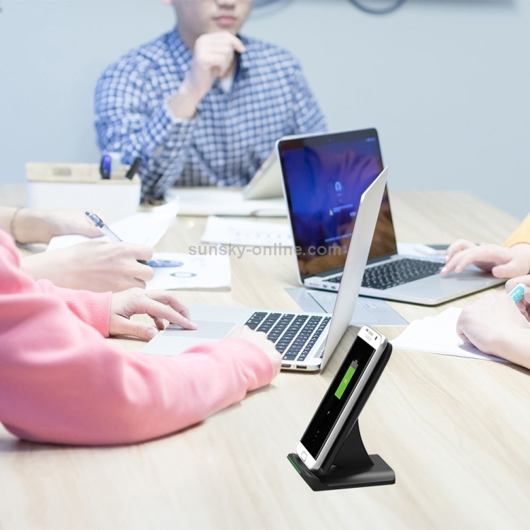 G100 10W Output Vertical Fast Charging Wireless Charger with LED Indicator G100 10W Output Vertical Fast Charging Wireless Charger with LED Indicator
