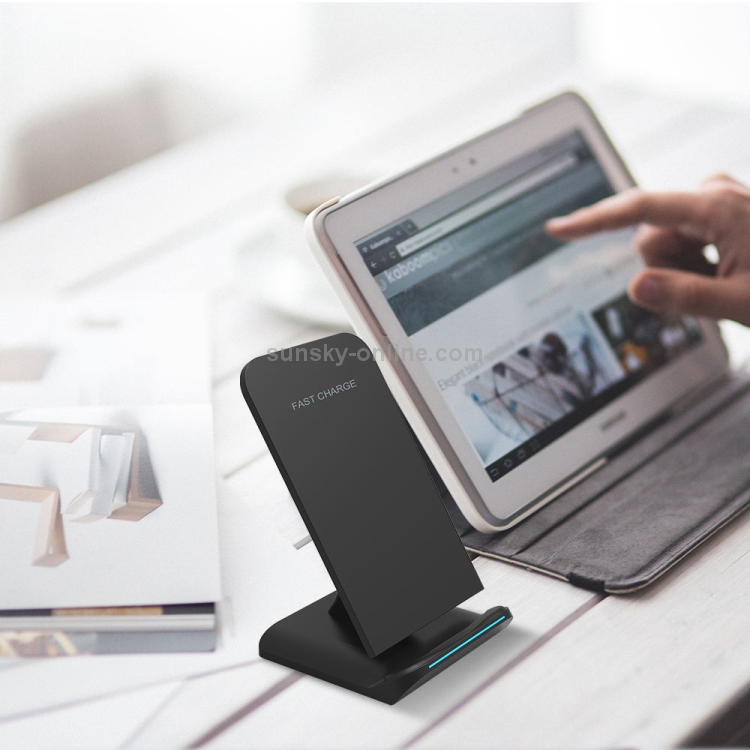 G100 10W Output Vertical Fast Charging Wireless Charger with LED Indicator G100 10W Output Vertical Fast Charging Wireless Charger with LED Indicator