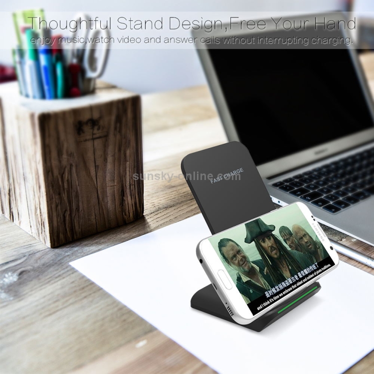 G100 10W Output Vertical Fast Charging Wireless Charger with LED Indicator G100 10W Output Vertical Fast Charging Wireless Charger with LED Indicator