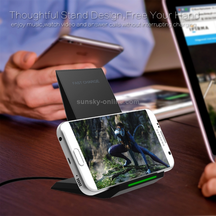 M220 10W (Max) Output 2-Coil Vertical and Horizontal Holder Fast Charging QI Wireless Charger Stand M220 10W (Max) Output 2-Coil Vertical and Horizontal Holder Fast Charging QI Wireless Charger Stand