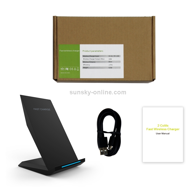 M220 10W (Max) Output 2-Coil Vertical and Horizontal Holder Fast Charging QI Wireless Charger Stand M220 10W (Max) Output 2-Coil Vertical and Horizontal Holder Fast Charging QI Wireless Charger Stand