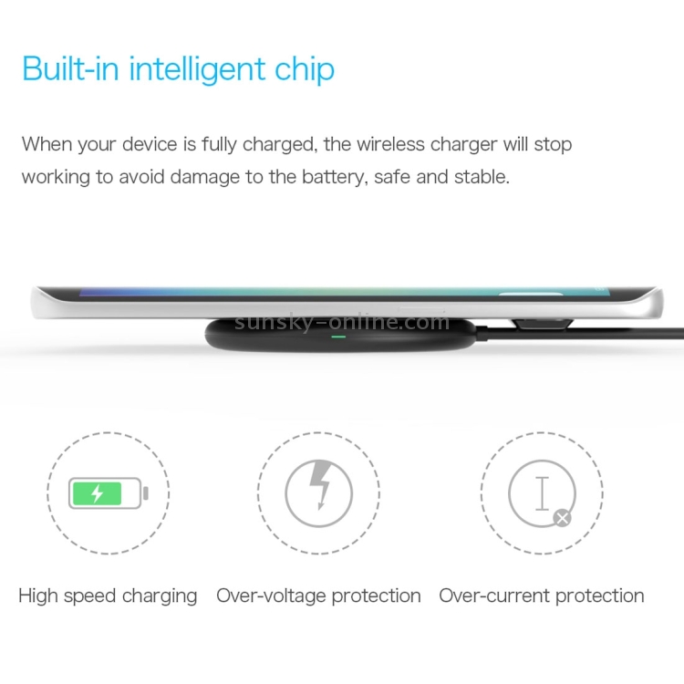 Vinsic 5V 1A Output Mini Extra-slim Qi Standard Wireless Charger Quick Charger Vinsic 5V 1A Output Mini Extra-slim Qi Standard Wireless Charger Quick Charger