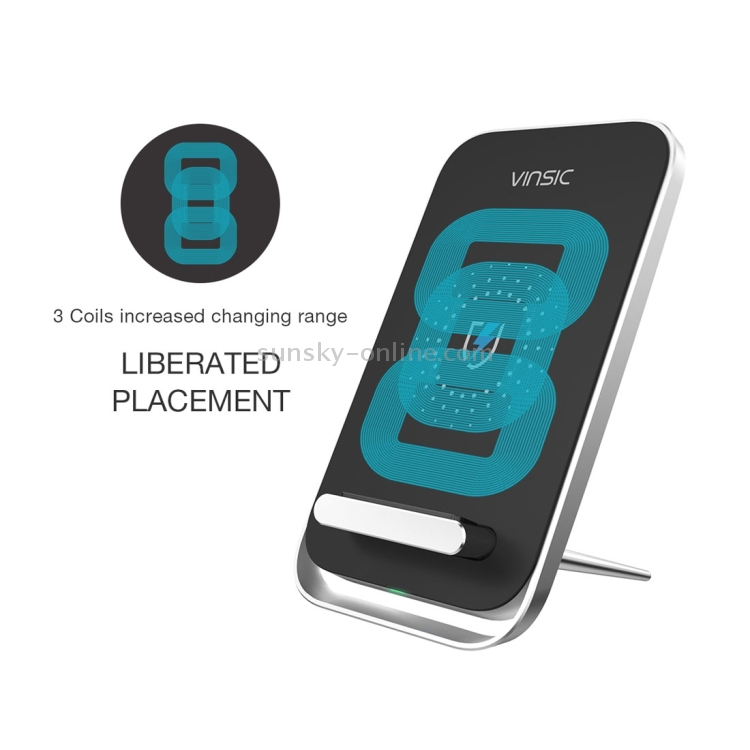 Vinsic Output 5V 1A Qi Standard Wireless Charger Fast Charger Vinsic Output 5V 1A Qi Standard Wireless Charger Fast Charger