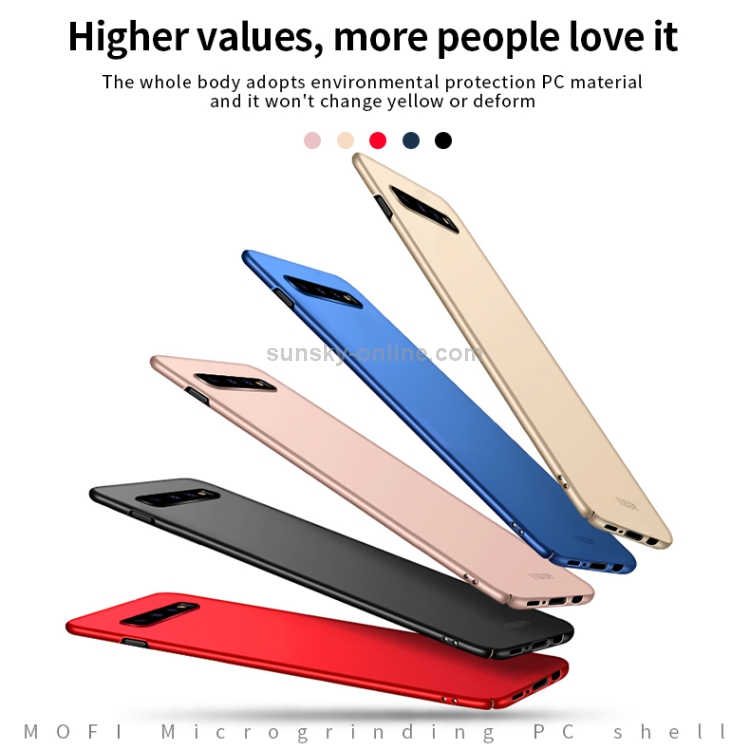 MOFI Frosted PC Ultra-thin Full Coverage Case for Galaxy S10 (Gold) MOFI Frosted PC Ultra-thin Full Coverage Case for Galaxy S10 (Gold)