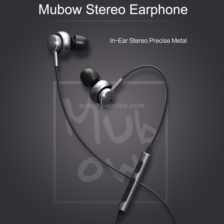 mubow stereo earphone