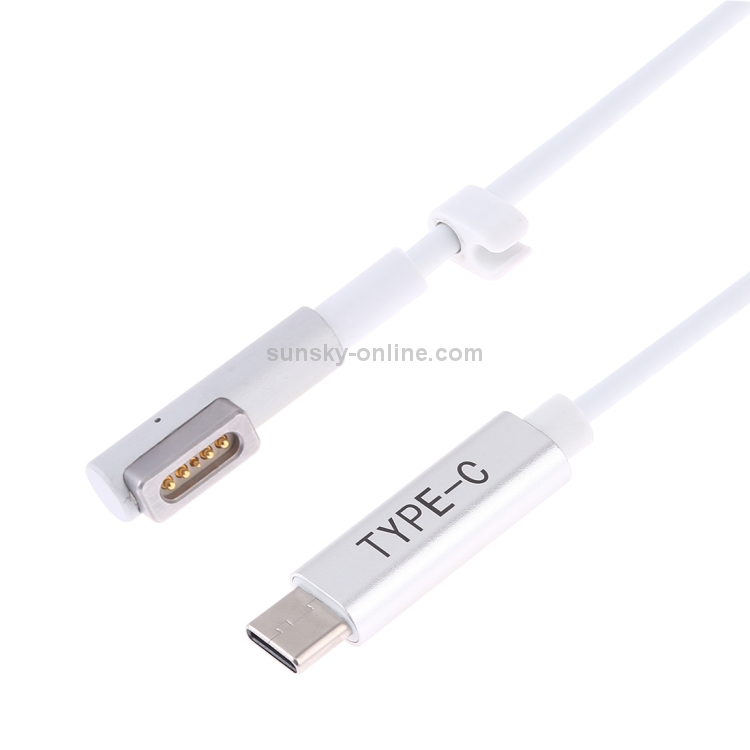 85W 5 Pin MagSafe 1 (L-Shaped) to USB-C / Type-C PD Charging Cable(White) 85W 5 Pin MagSafe 1 (L-Shaped) to USB-C / Type-C PD Charging Cable(White)