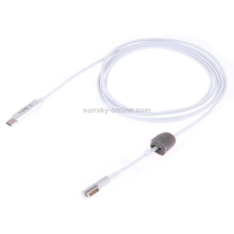 85W 5 Pin MagSafe 1 (L-Shaped) to USB-C / Type-C PD Charging Cable(White) 85W 5 Pin MagSafe 1 (L-Shaped) to USB-C / Type-C PD Charging Cable(White)