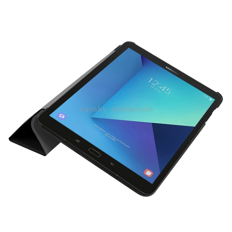 Etui à rabat noir pour Samsung Galaxy Tab S3 9,7