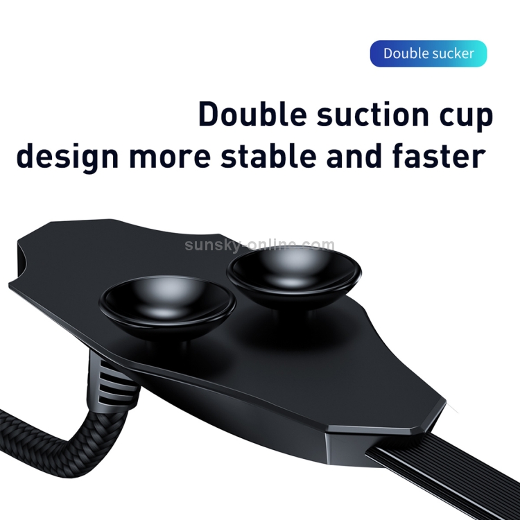 Baseus 2.4A 8 Pin to USB Stylish Colorful Sucker Charging Cable, Length: 1.2m(Black) Baseus 2.4A 8 Pin to USB Stylish Colorful Sucker Charging Cable, Length: 1.2m(Black)