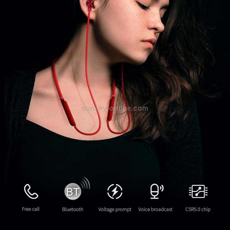 Q40 Hanging Neck Type Sports Waterproof Bluetooth Wireless Earphones(Red) Q40 Hanging Neck Type Sports Waterproof Bluetooth Wireless Earphones(Red)