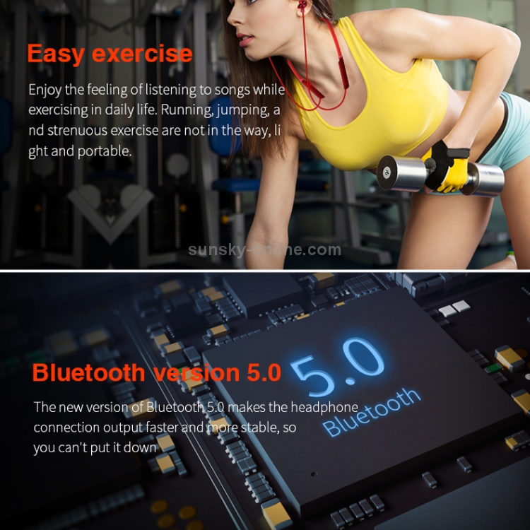 Q40 Hanging Neck Type Sports Waterproof Bluetooth Wireless Earphones(Red) Q40 Hanging Neck Type Sports Waterproof Bluetooth Wireless Earphones(Red)