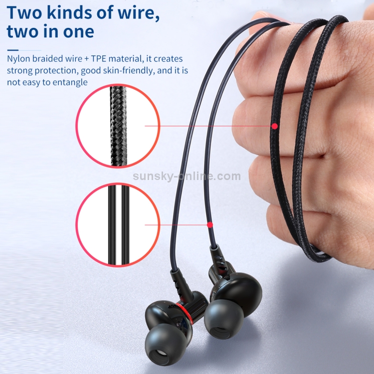 TOTUDESIGN EAUA-028 Bole Series Metal Wired Earphone (Red) TOTUDESIGN EAUA-028 Bole Series Metal Wired Earphone (Red)